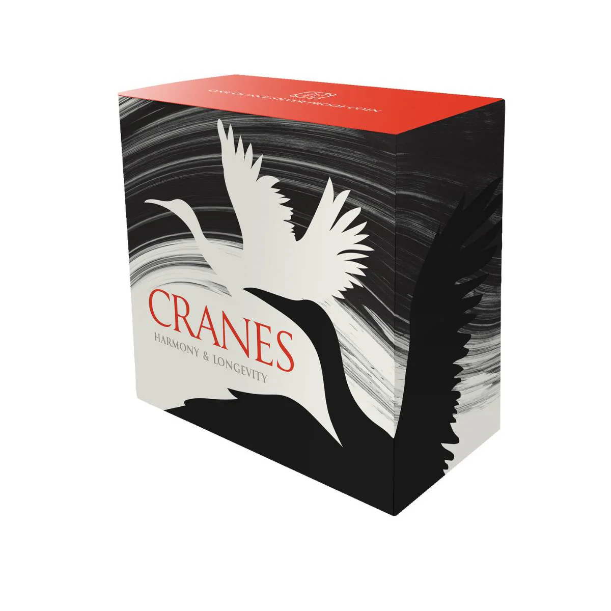 Cranes 2025 $1 Gold-plated 1oz Silver Proof Coin - Image 6