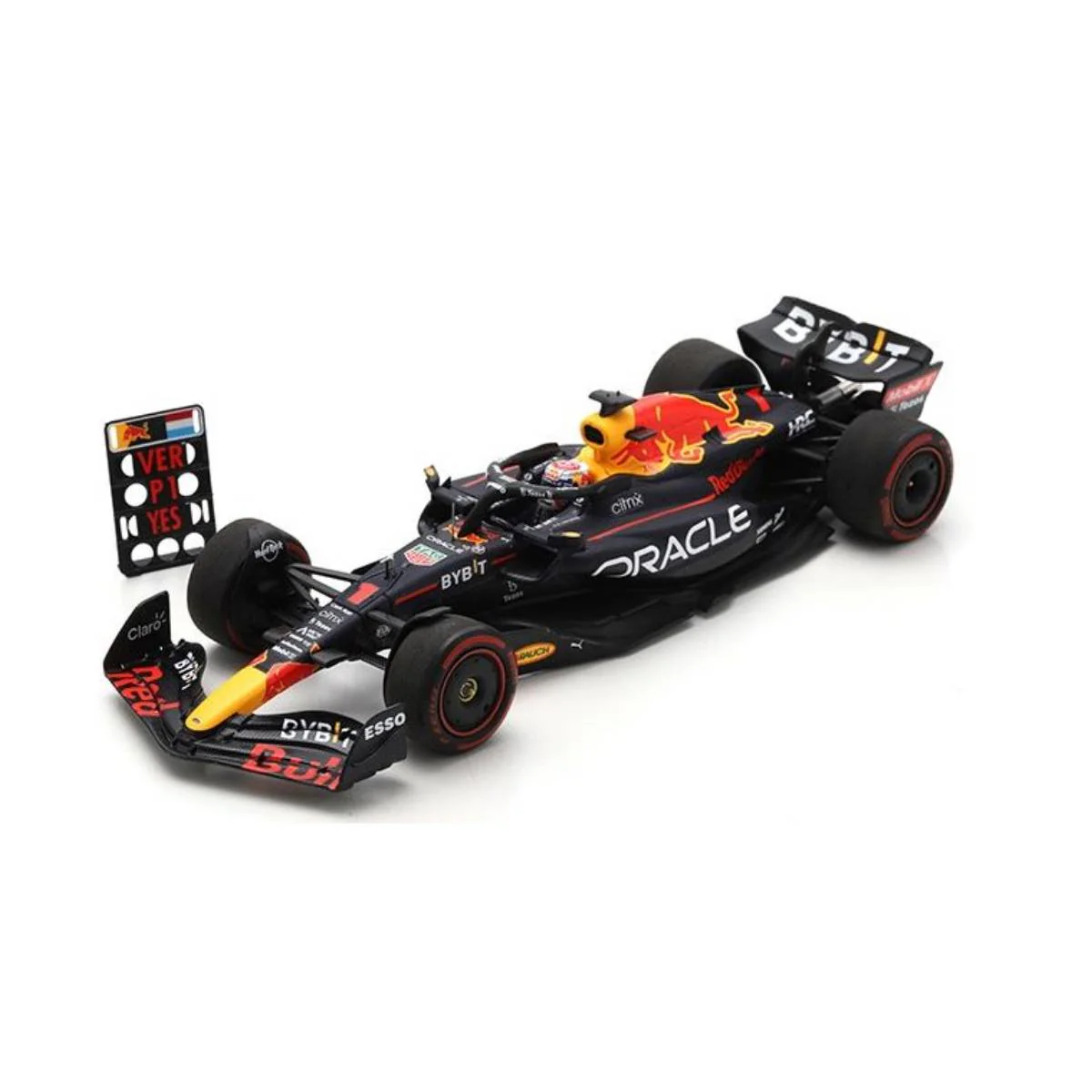 Oracle Red Bull Racing RB18 No.1 Oracle Red Bull Racing - Winner Dutch GP 2022 - Max Verstappen. 30th Career Win - 1:43 Scale Resin Model Car