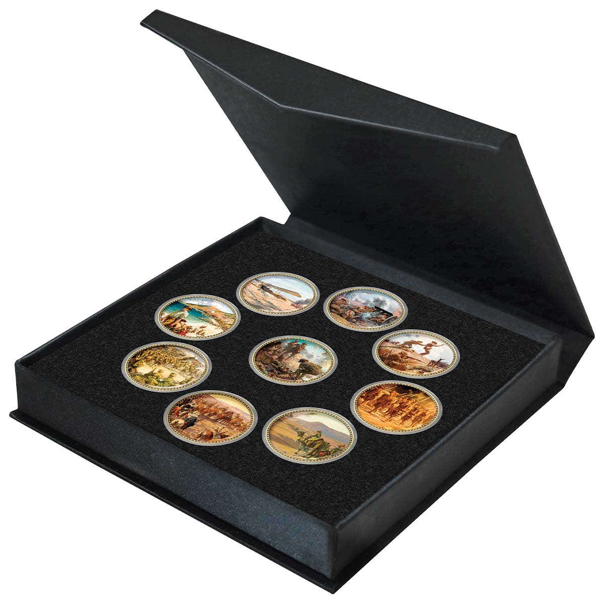 Painting the War 9-Coin Gold-plated Penny Collection - Image 12