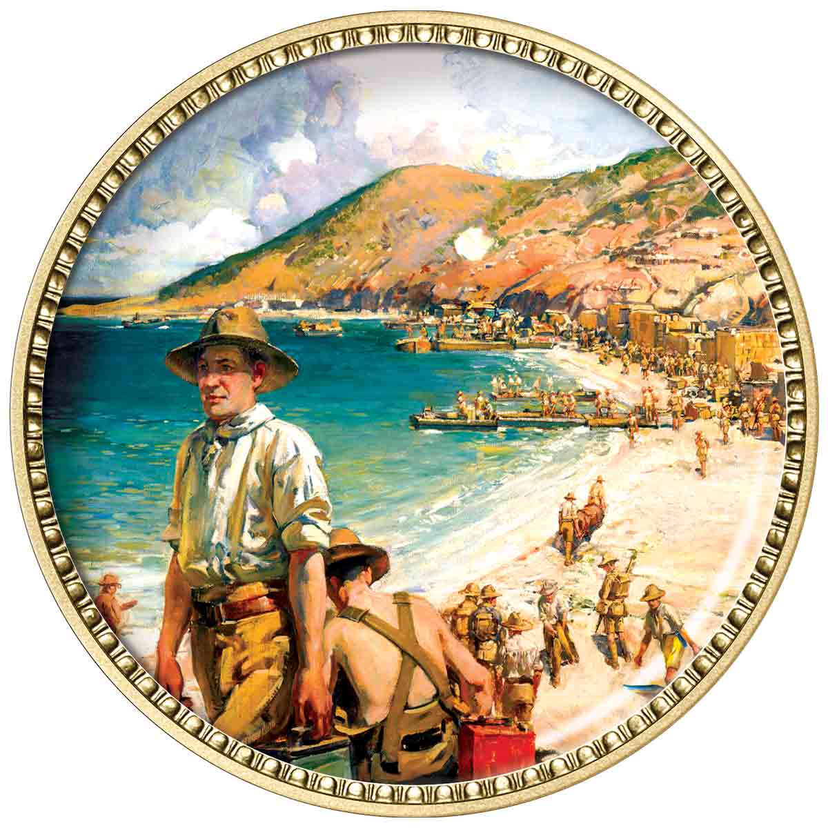 Painting the War 9-Coin Gold-plated Penny Collection - Image 2