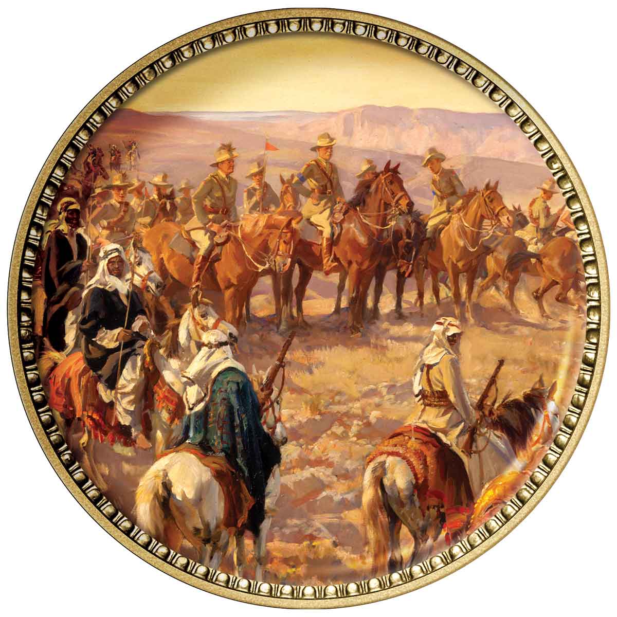 Painting the War 9-Coin Gold-plated Penny Collection - Image 3