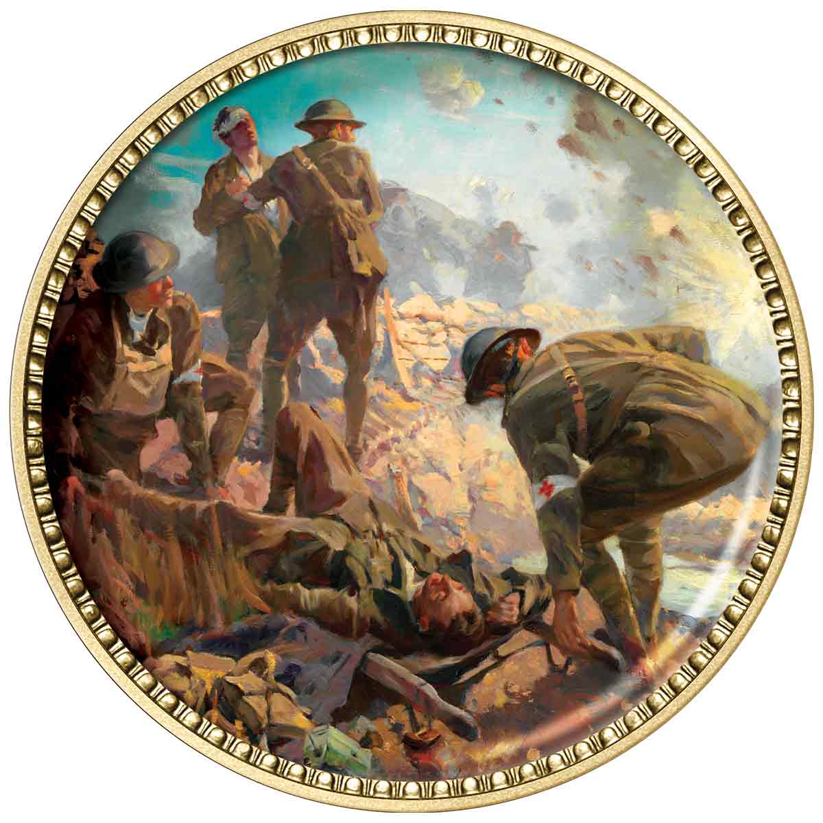 Painting the War 9-Coin Gold-plated Penny Collection - Image 4