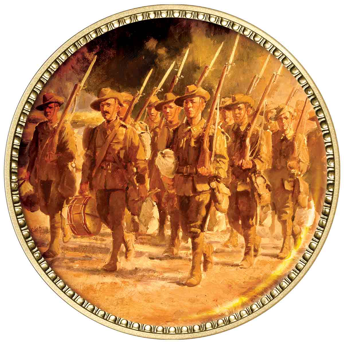 Painting the War 9-Coin Gold-plated Penny Collection - Image 8