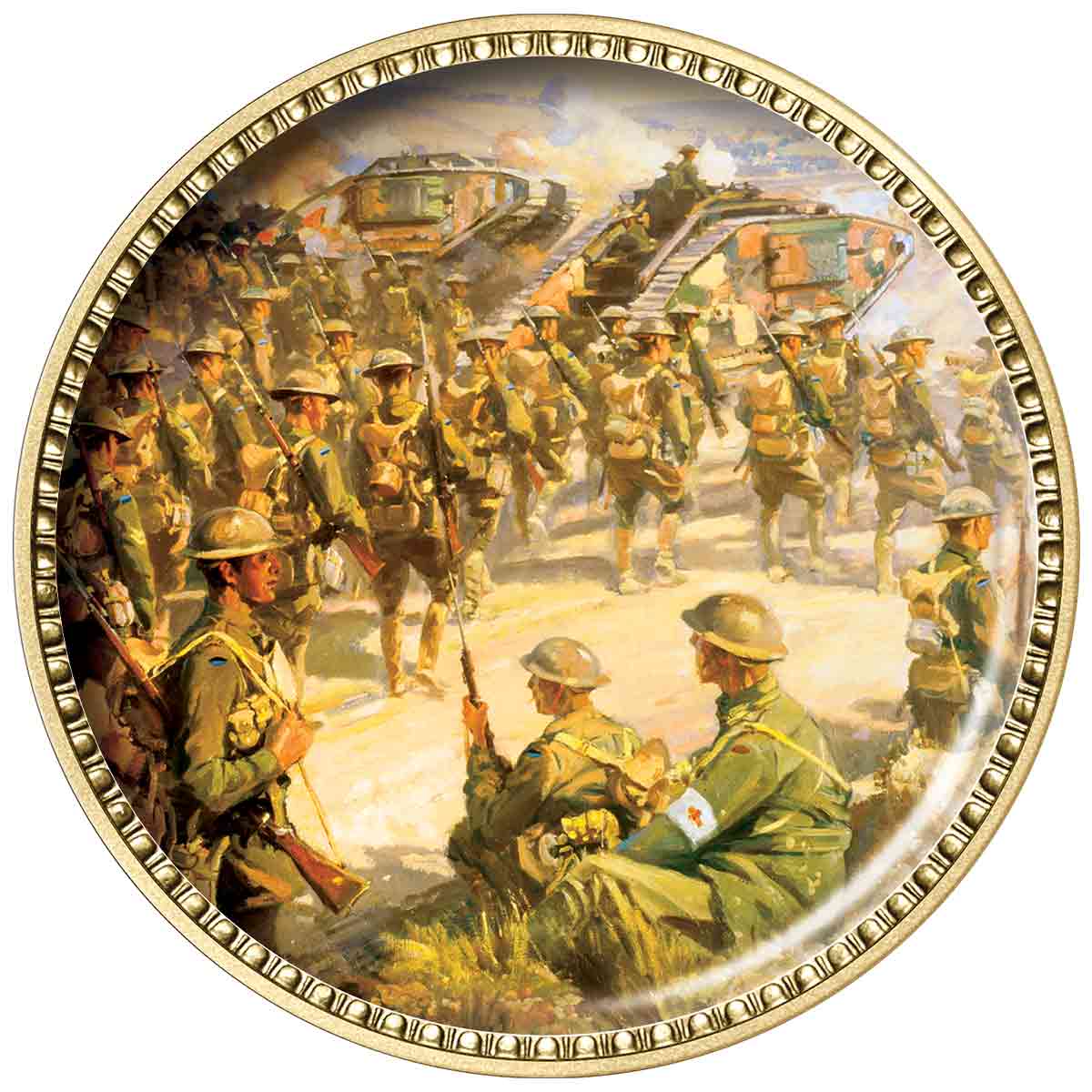 Painting the War 9-Coin Gold-plated Penny Collection - Image 9