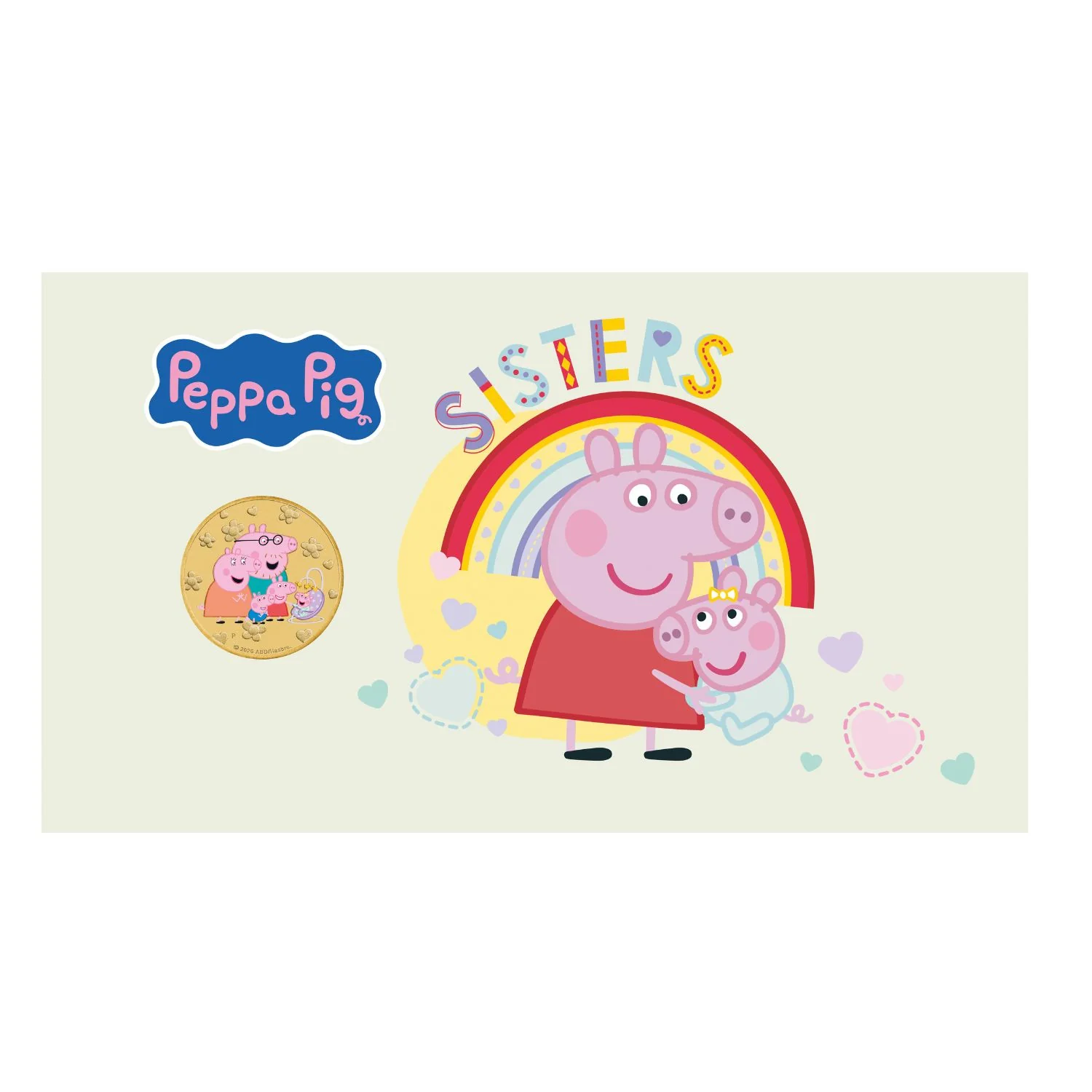 Peppa Pig 2026 $1 Stamp & Coin Cover - Image 2