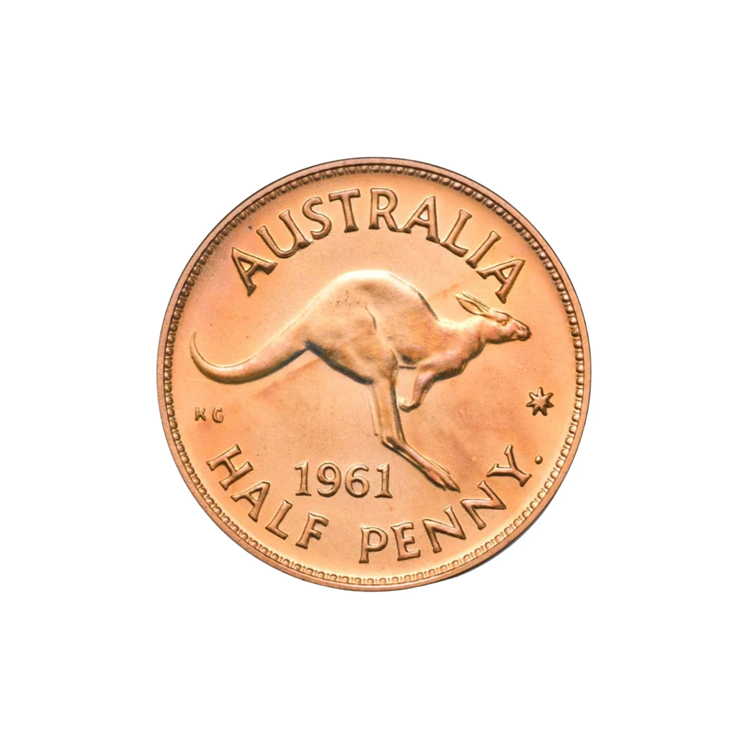 Australia Elizabeth II Perth Mint 1961 Halfpenny & Penny Proof Pair FDC - Image 2