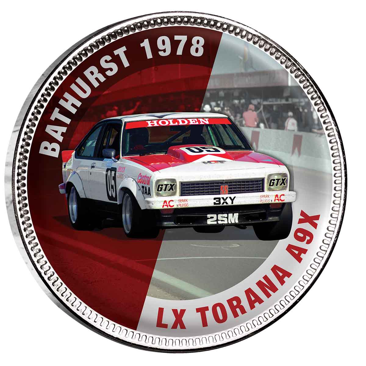 Peter Brock Bathurst Victories Silver-plated Penny 9-Coin Collection - Image 4