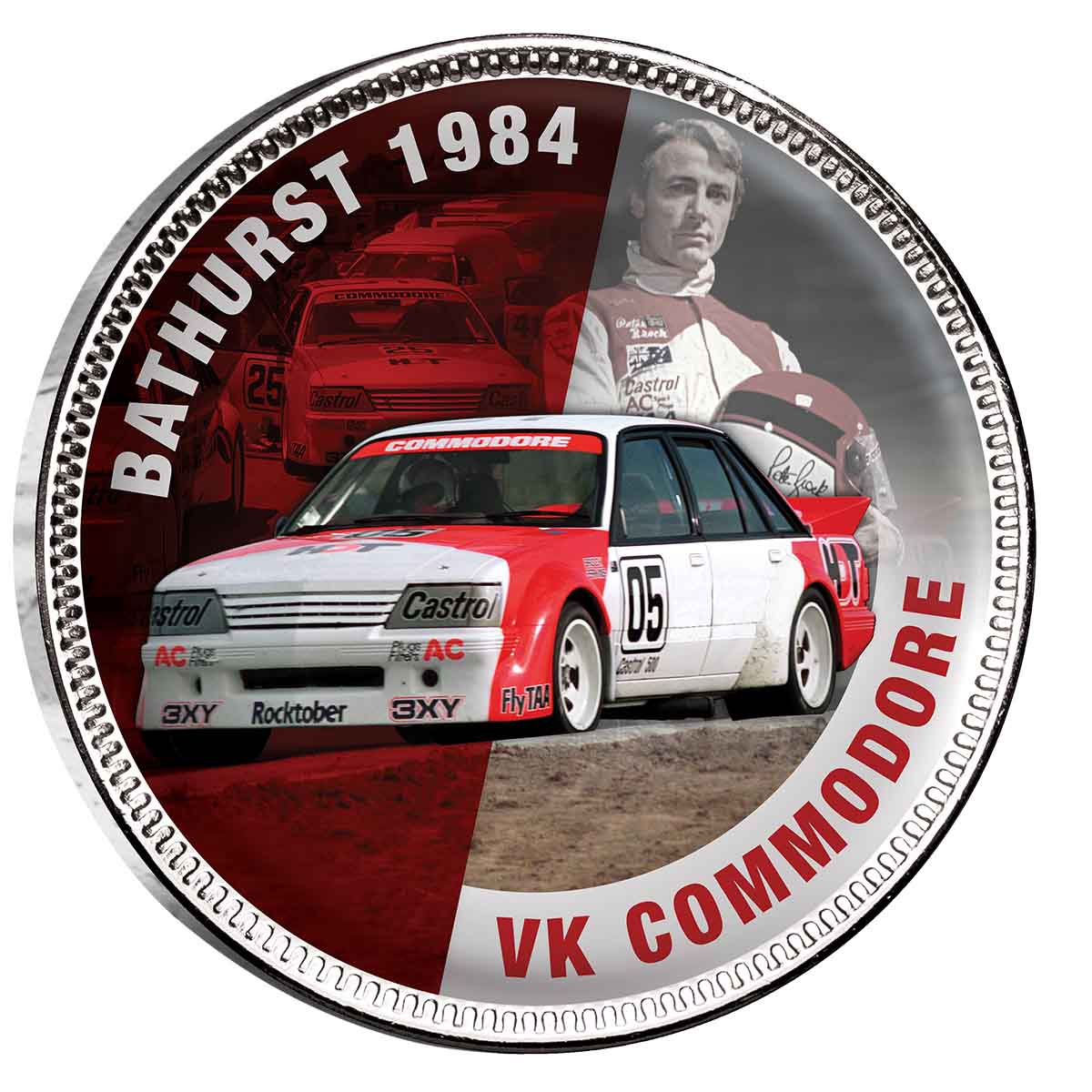 Peter Brock Bathurst Victories Silver-plated Penny 9-Coin Collection - Image 9