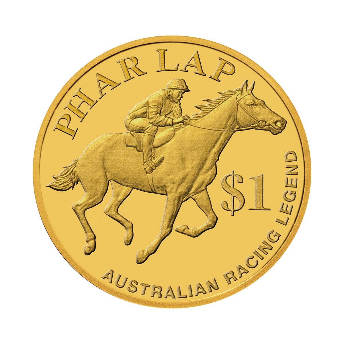 Pharlap 2017 $1 Gold Proof Coin - Image 2