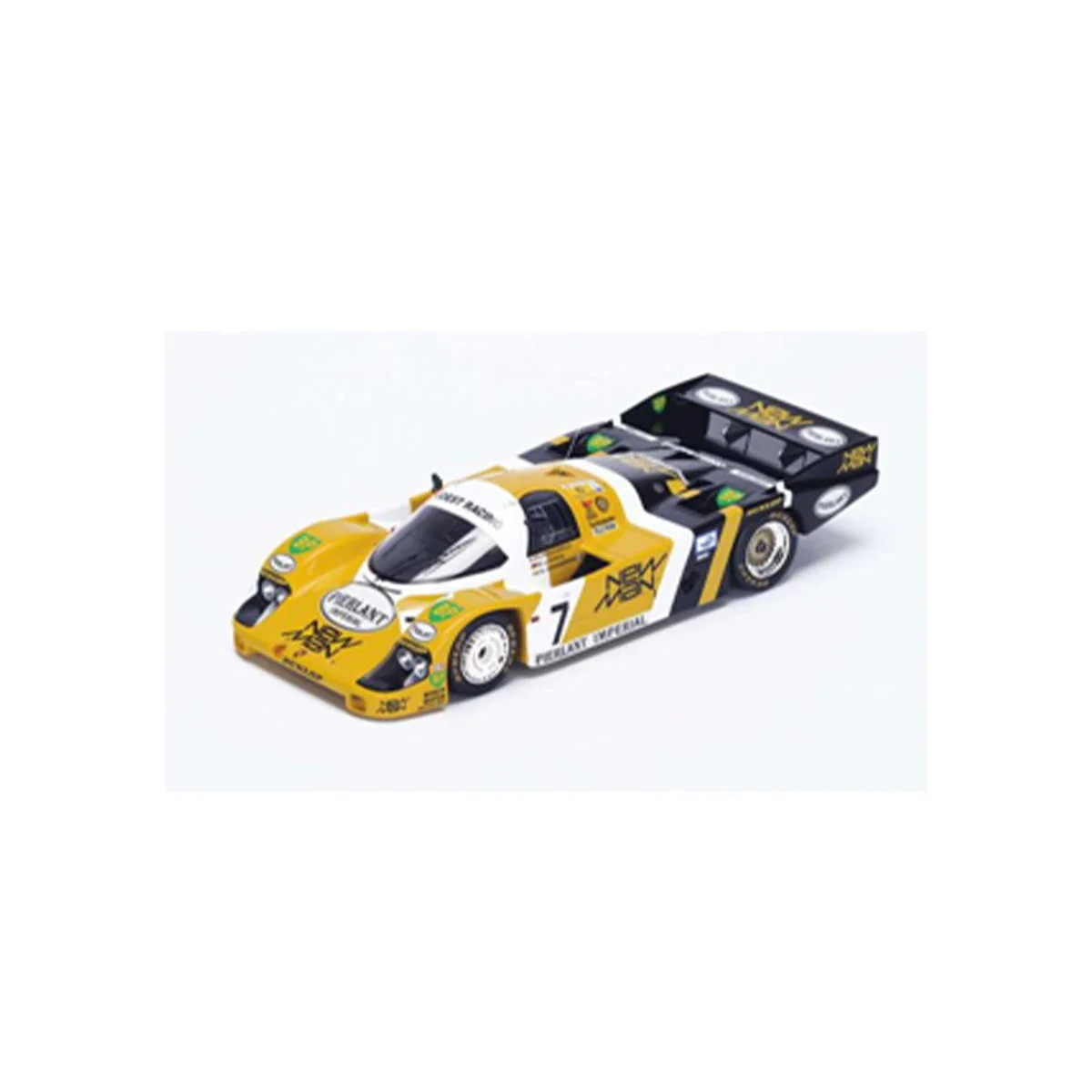 Porsche 956 No.7 Winner 24H Le Mans 1984 - H. Pescarolo - K. Ludwig - With Acrylic Cover - 1:18 Scale Resin Model Car