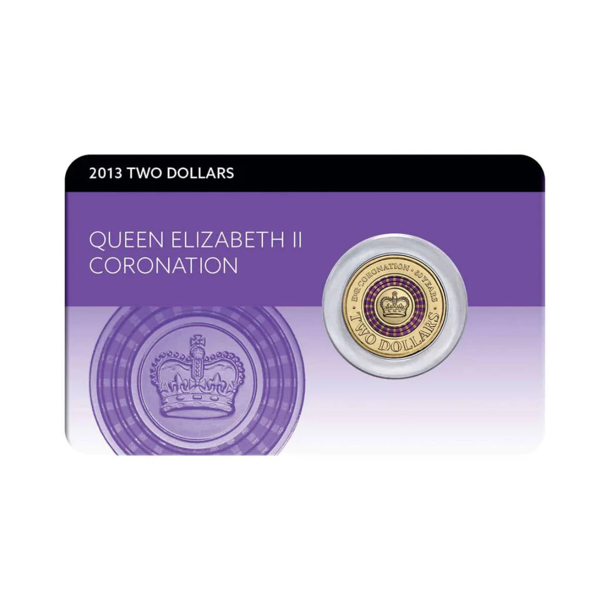Australia Elizabeth II Coronation 60th Anniversary 2013 $2 Aluminium-Bronze Uncirculated Coin Pack