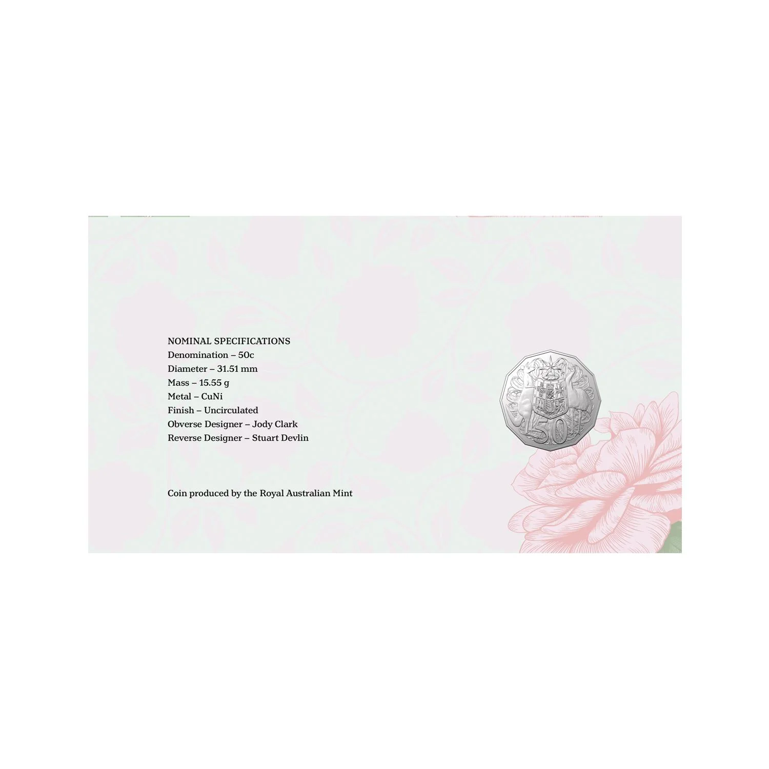 Queen Elizabeth II In Memoriam 2023 50c Stamp & Coin Cover - Image 2