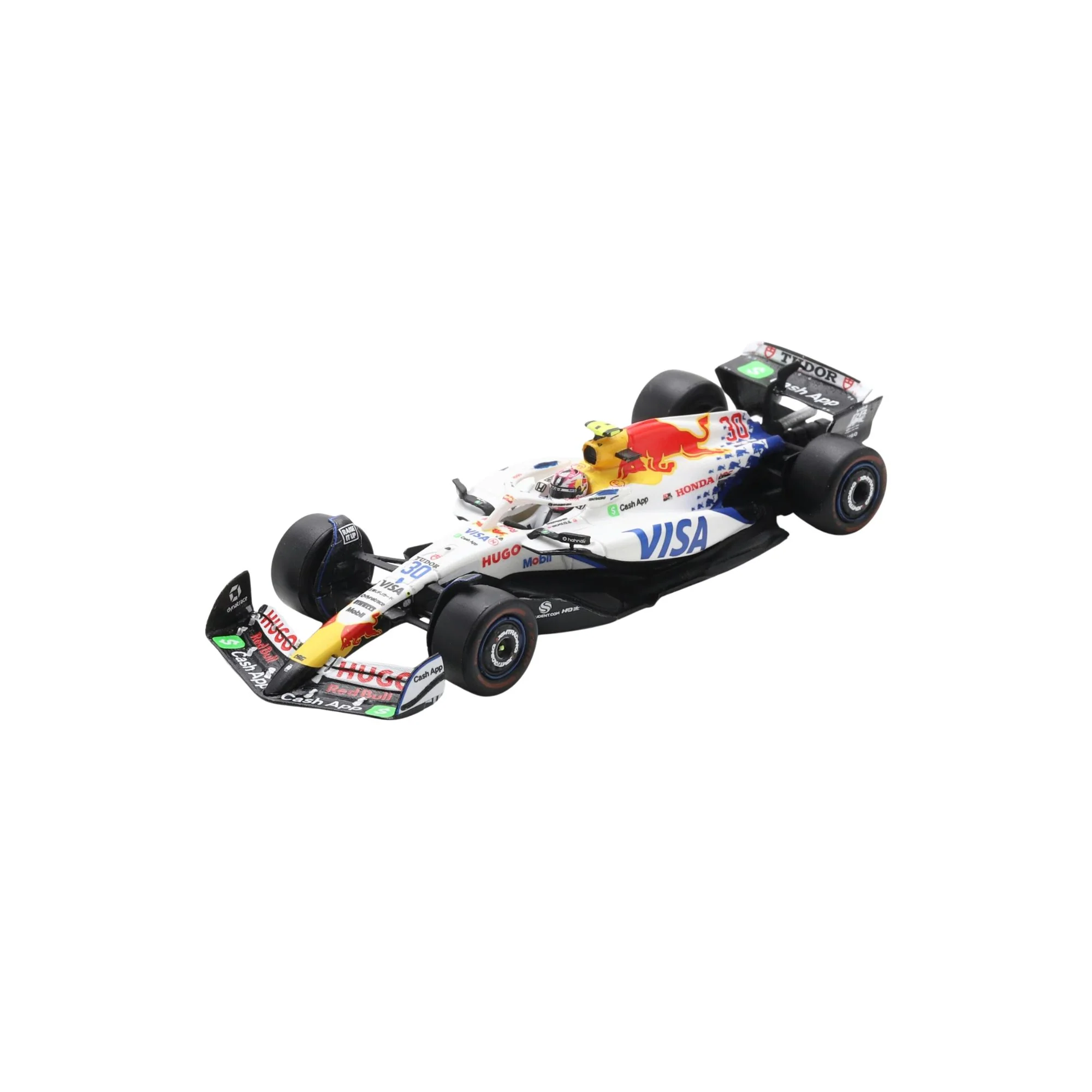 Racing Bulls VCARB 02 No.30 Visa Cash App Racing Bulls Formula One Team - Japanese GP 2025 - Liam Lawson - 1:64 Scale Resin Model Car