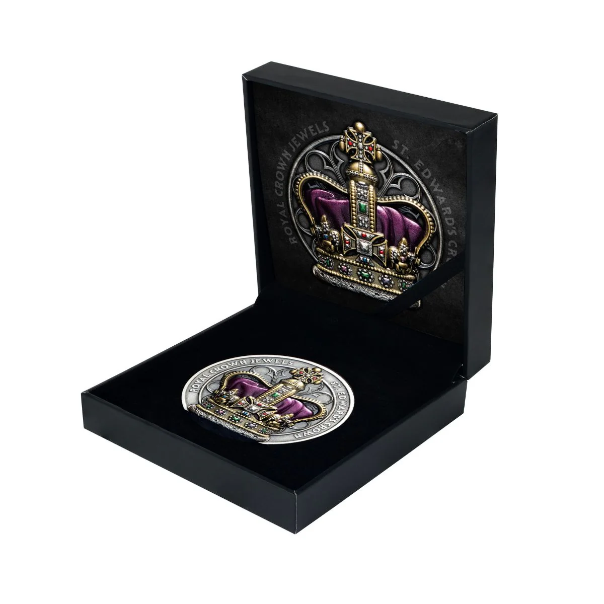 Royal Crown Jewels 2026 $5 St Edward’s Crown Ultra High Relief 2oz Silver Coin - Image 4