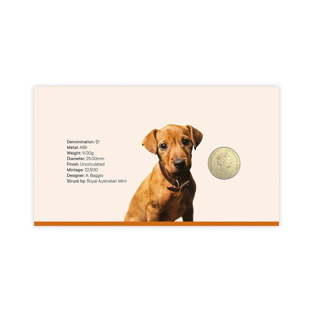 Australia RSPCA 150th Anniversary 2021 $1 Stamp & Coin Cover Trio - Image 3