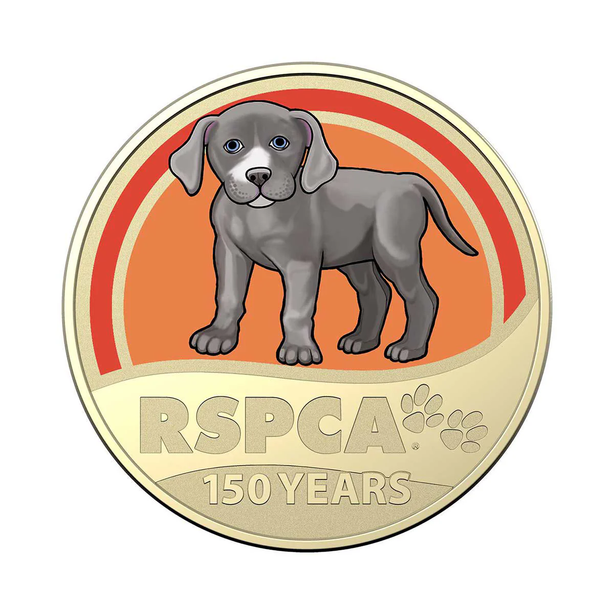 Australia RSPCA 150th Anniversary 2021 $1 Stamp & Coin Cover Trio - Image 4