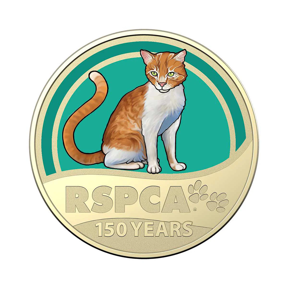 Australia RSPCA 150th Anniversary 2021 $1 Stamp & Coin Cover Trio - Image 7