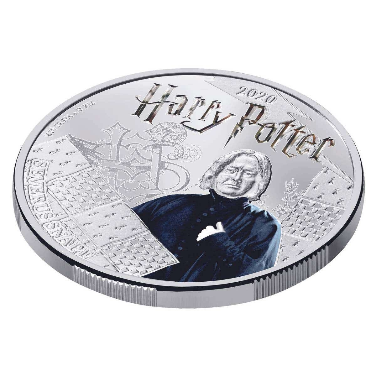 Severus Snape 2020 50c Silver-plated Coin - Image 3