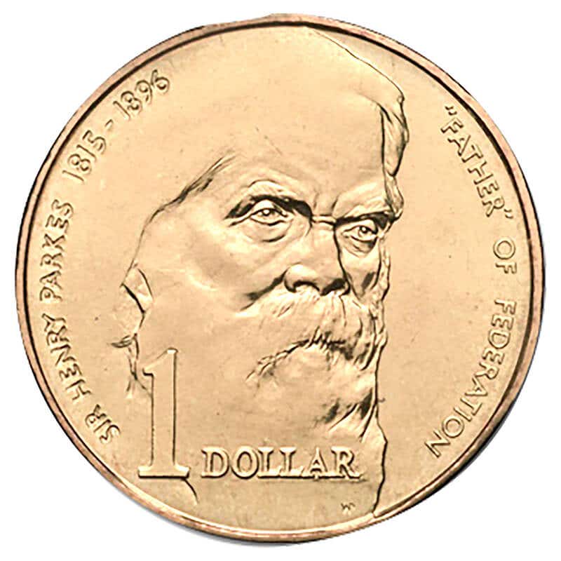 Australia Sir Henry Parkes 1996 $1 Aluminium-Bronze Uncirculated Coin Pack - Image 3