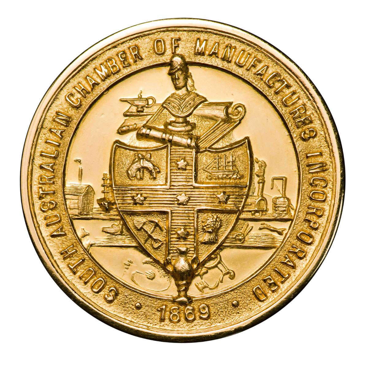 South Australian Chamber of Manufactures Inc All Australian Exhibition 1930 Faulding & Co Ltd Gold Medal Set of Four - Image 2