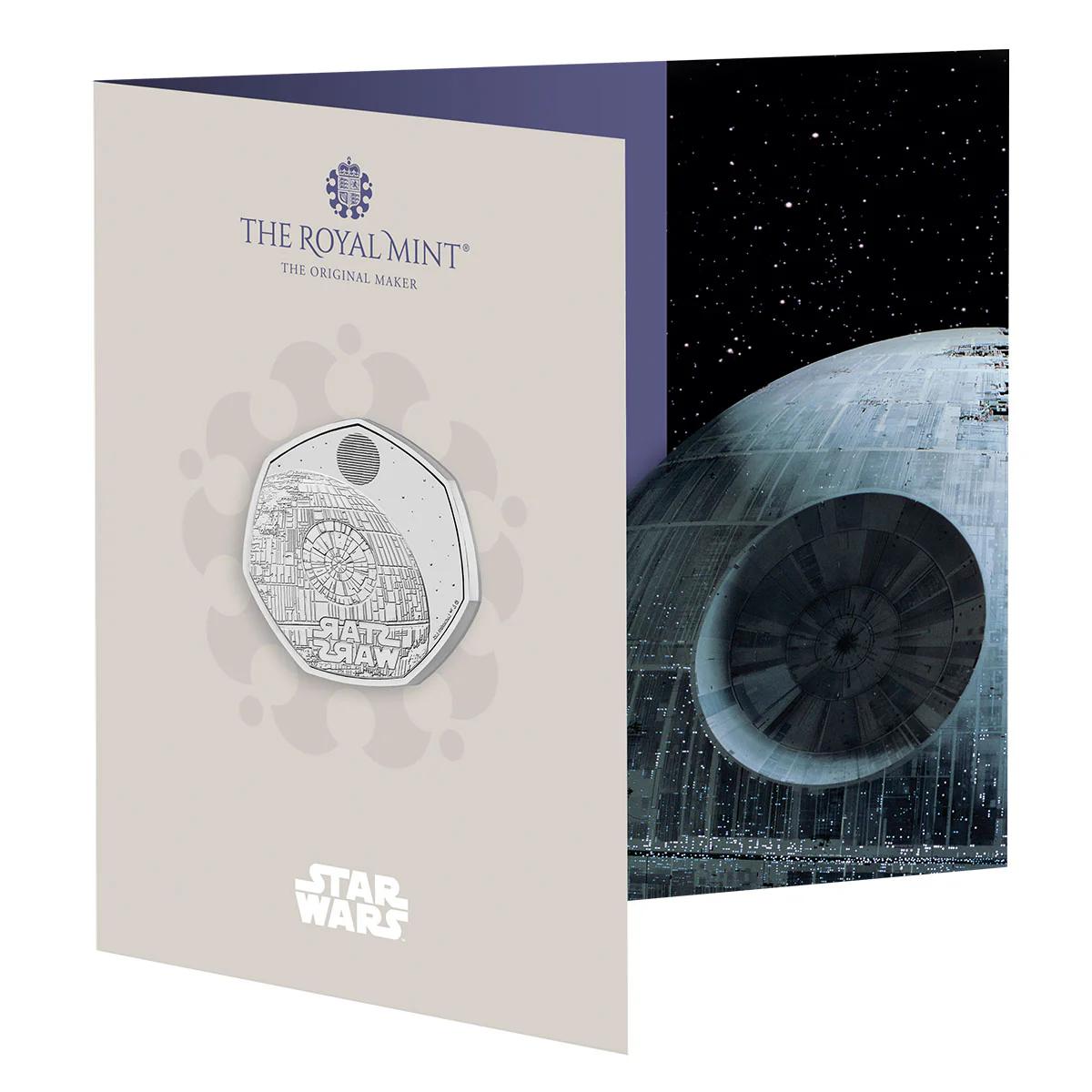 Great Britain Star Wars Death Star 2024 50p Cupro-Nickel Brilliant Uncirculated Coin - Image 3