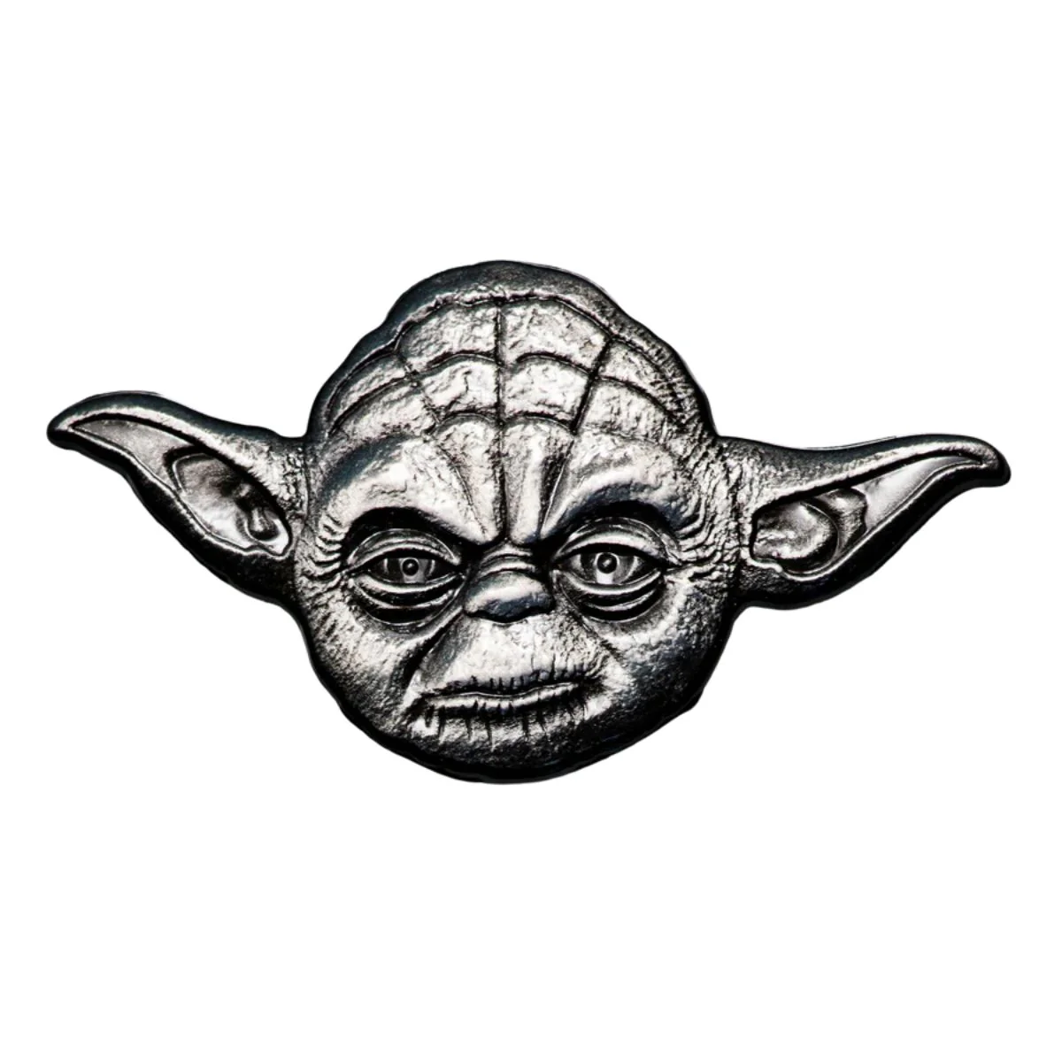 Star Wars Yoda Shaped Silver-plated Antique Commemorative