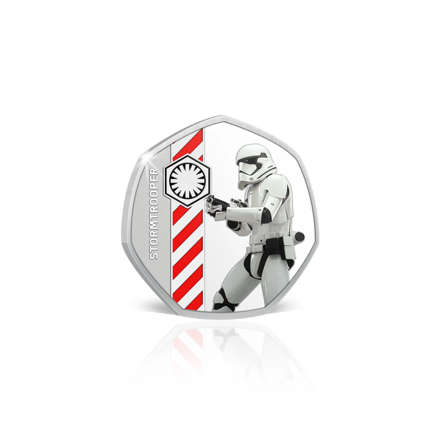 Star Wars Darkside Stormtrooper Silver-plated Prooflike Medallion - Image 2