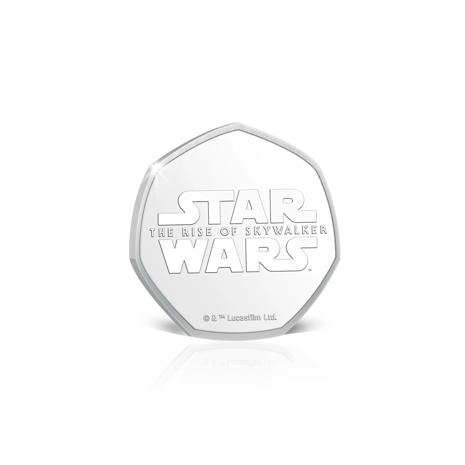 Star Wars Lightside Finn Silver-plated Prooflike Medallion - Image 3