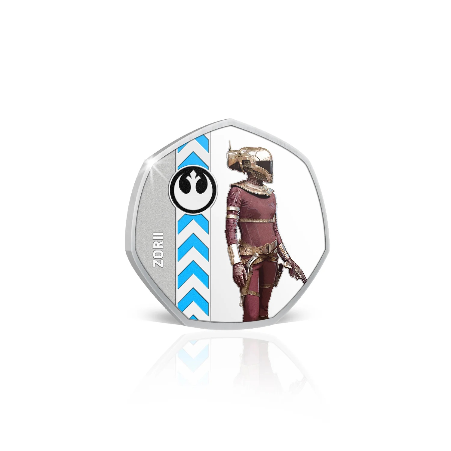 Star Wars Lightside Zorii Silver-plated Prooflike Medallion - Image 2