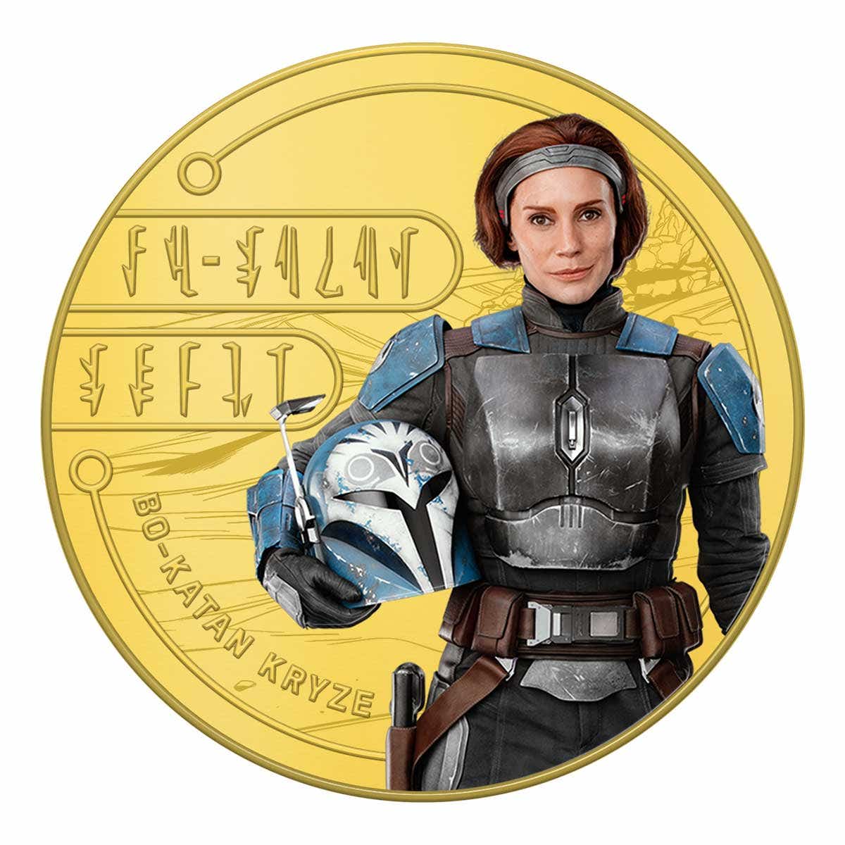Mandalorian Gold-plated Prooflike Commemorative Complete Collection - Image 15