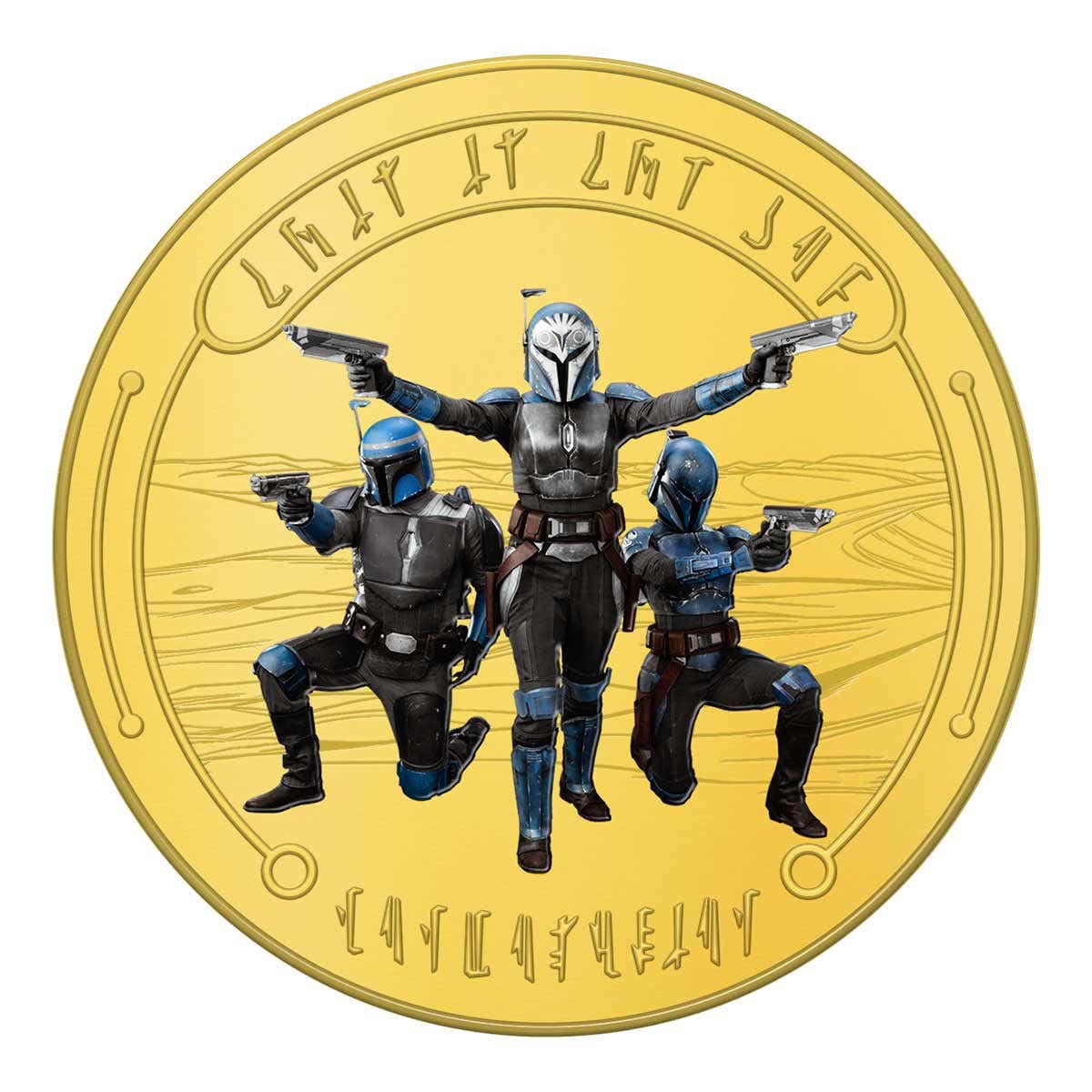 Mandalorian Gold-plated Prooflike Commemorative Complete Collection - Image 4