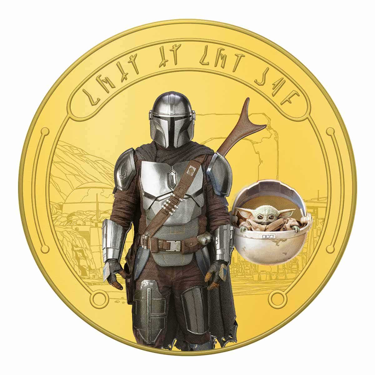 Mandalorian Gold-plated Prooflike Commemorative Complete Collection - Image 12
