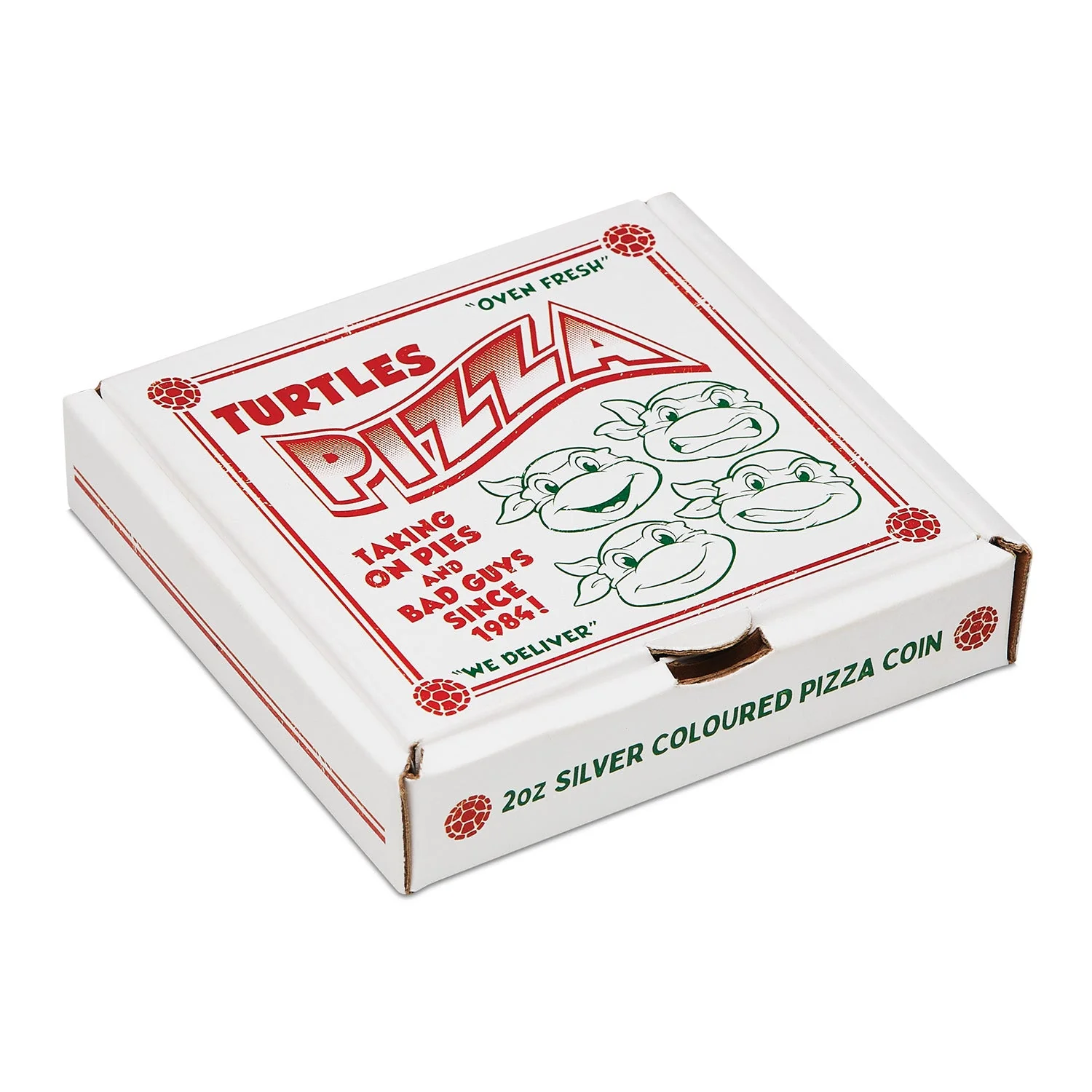 Teenage Mutant Ninja Turtles 2025 $2 Pizza Colour 2oz Silver Uncirculated Coin - Image 4
