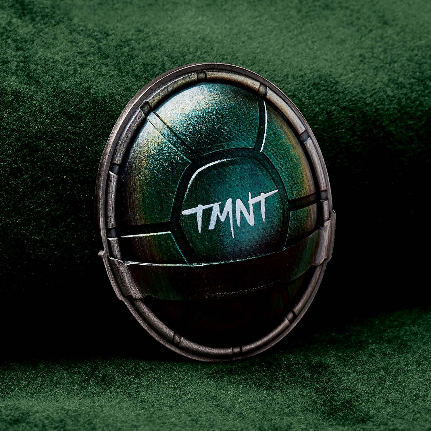 Teenage Mutant Ninja Turtles 2025 $2 Colour Domed Shell 1.5oz Silver Antique Coin - Image 6