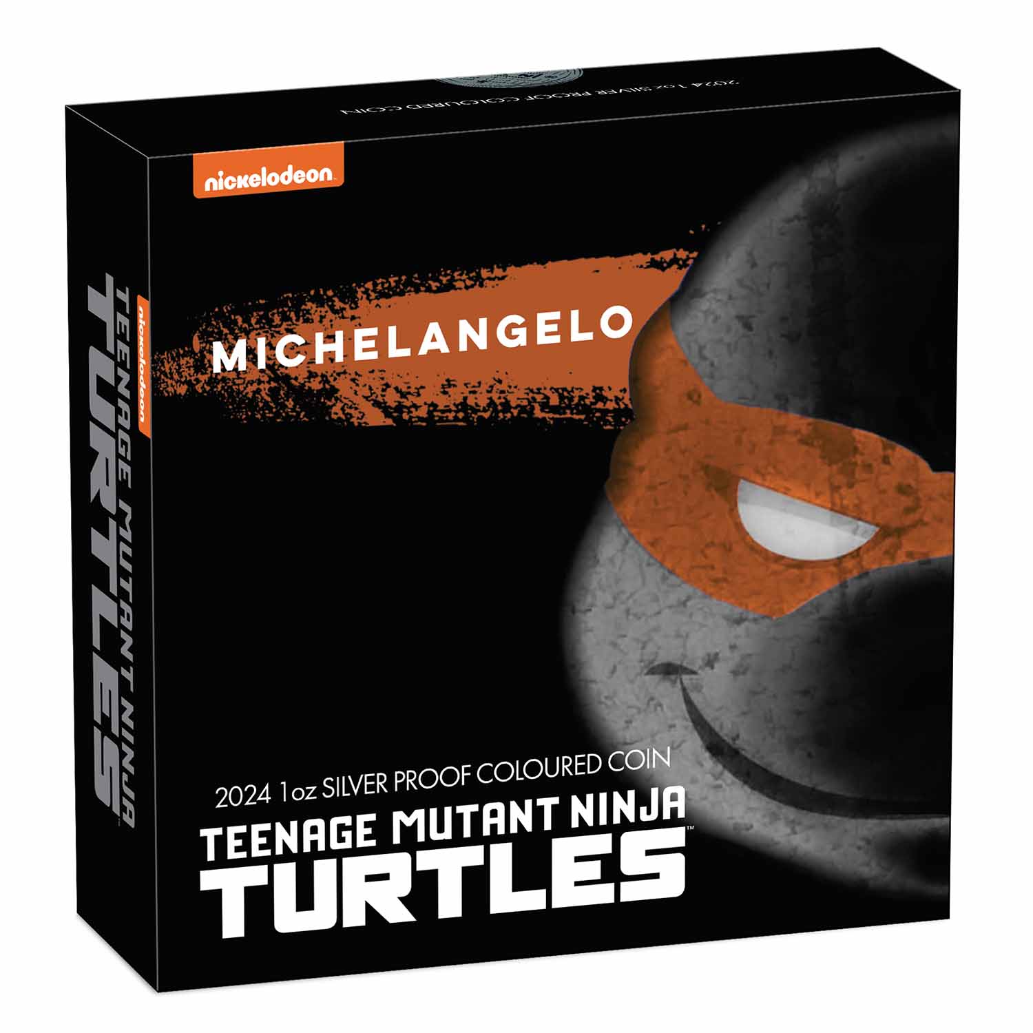 Teenage Mutant Ninja Turtles Michelangelo 2024 $1 Colour 1oz Silver Proof Coin - Image 4