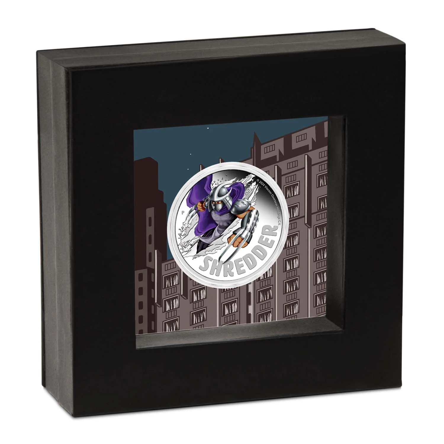 Teenage Mutant Ninja Turtles™ Shredder 2024 $1 Colour 1oz Silver Proof Coin - Image 3