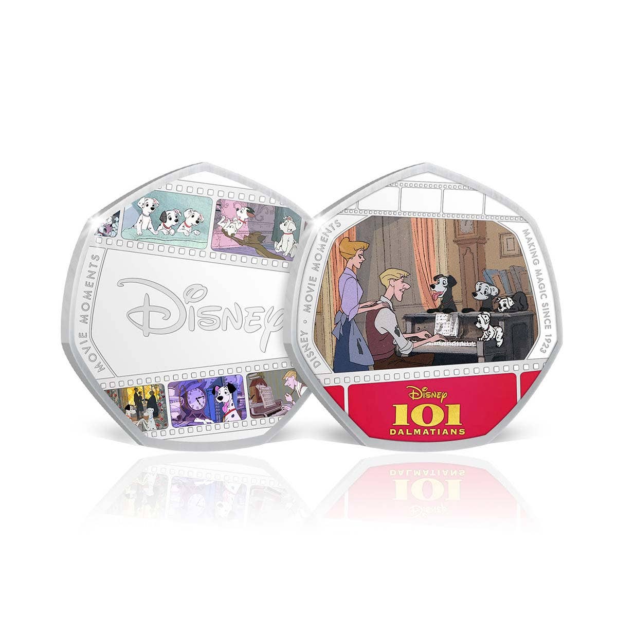 Disney Movie Moments 101 Dalmatians Silver-plated Commemorative Pack - Image 3