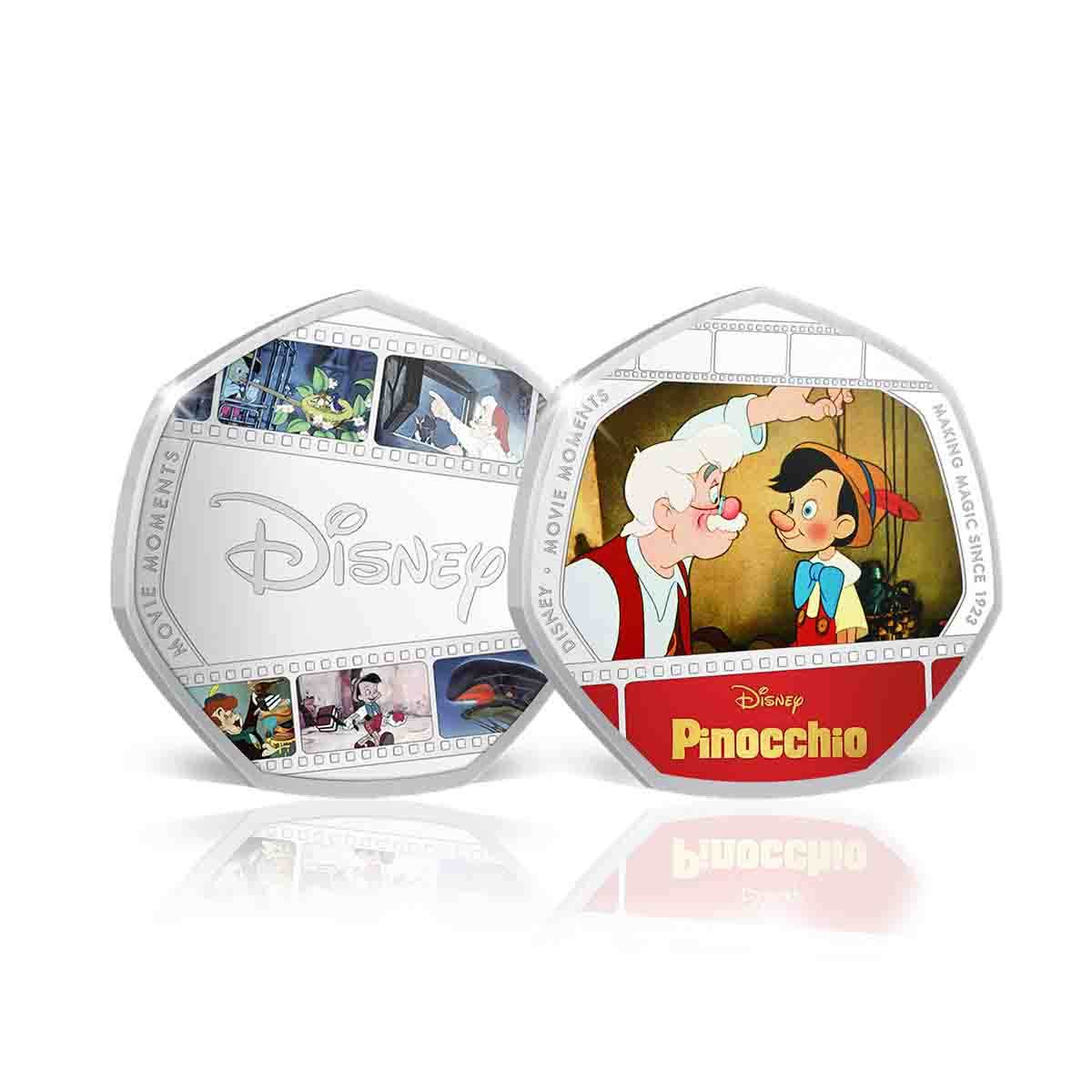 Disney Movie Moments Pinocchio Silver-plated Commemorative Pack - Image 3