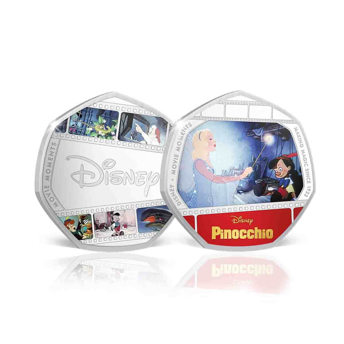 Disney Movie Moments Pinocchio Silver-plated Commemorative Pack - Image 4