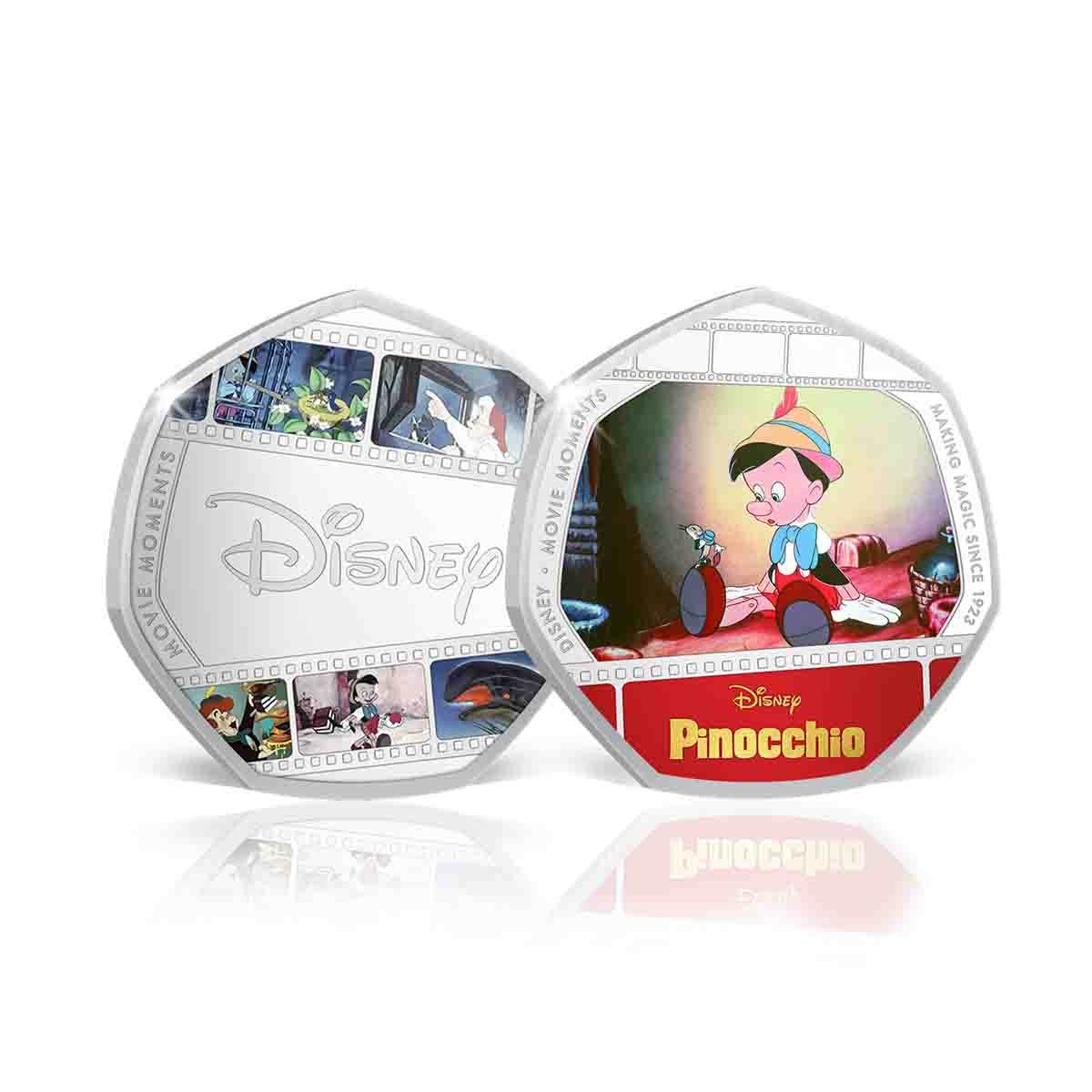 Disney Movie Moments Pinocchio Silver-plated Commemorative Pack - Image 5