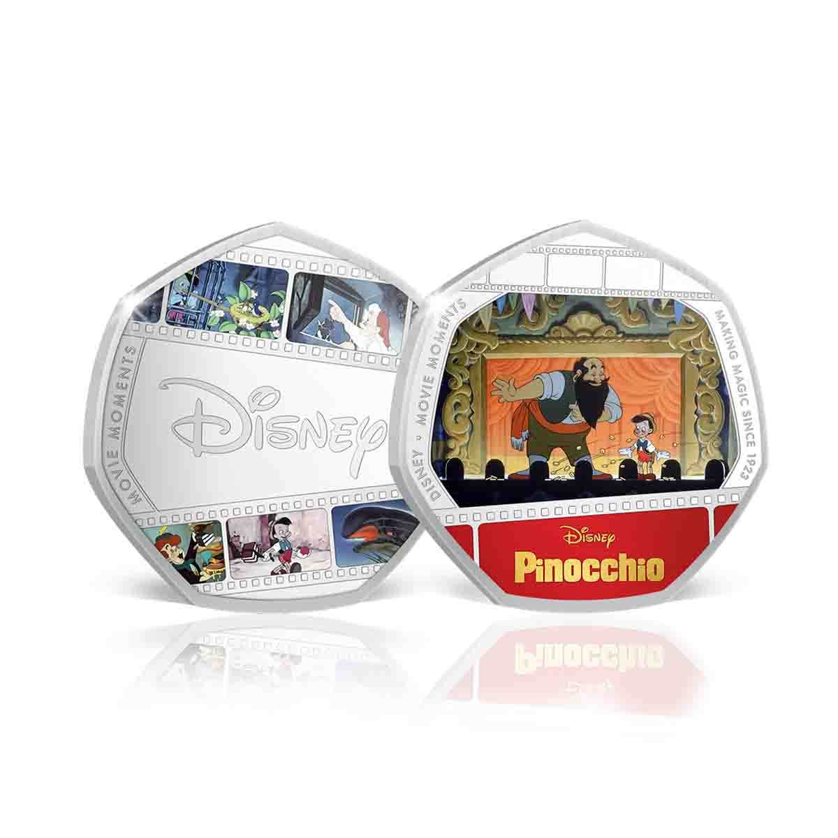 Disney Movie Moments Pinocchio Silver-plated Commemorative Pack - Image 6