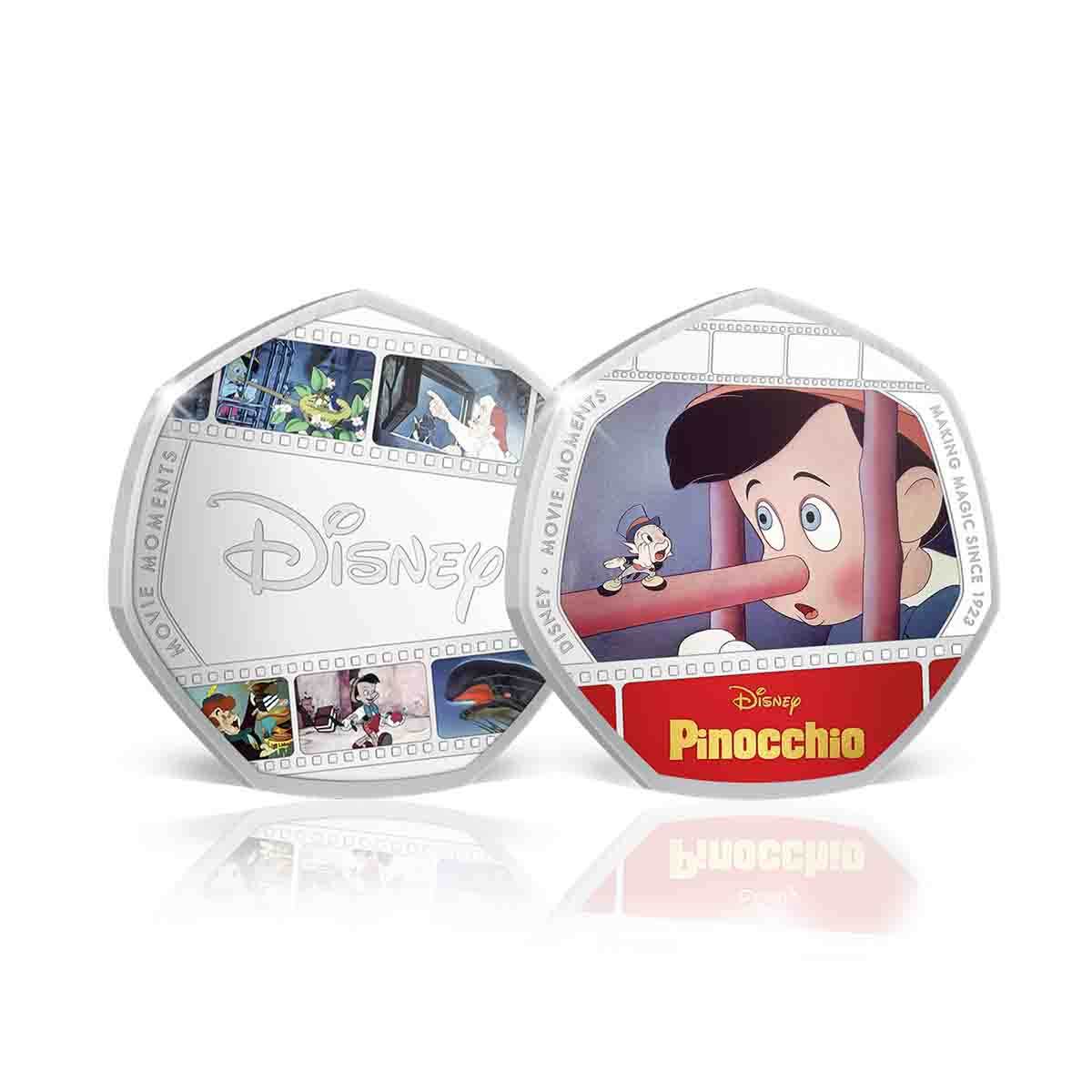 Disney Movie Moments Pinocchio Silver-plated Commemorative Pack - Image 7