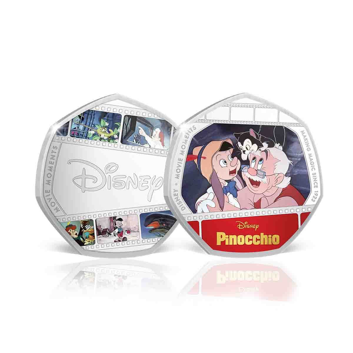 Disney Movie Moments Pinocchio Silver-plated Commemorative Pack - Image 8