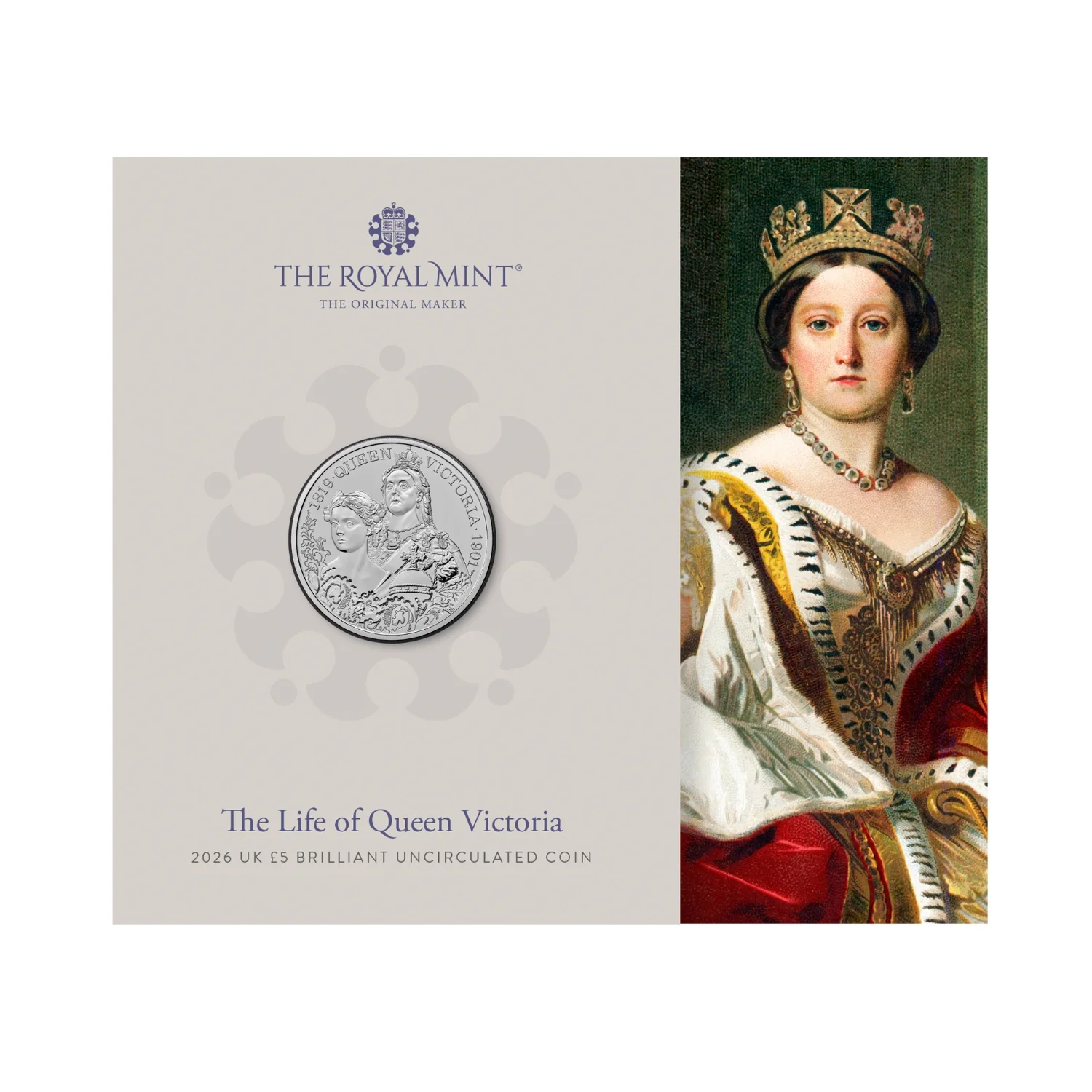 Great Britain Life of Queen Victoria 2026 £5 Brilliant Uncirculated Coin - Image 2