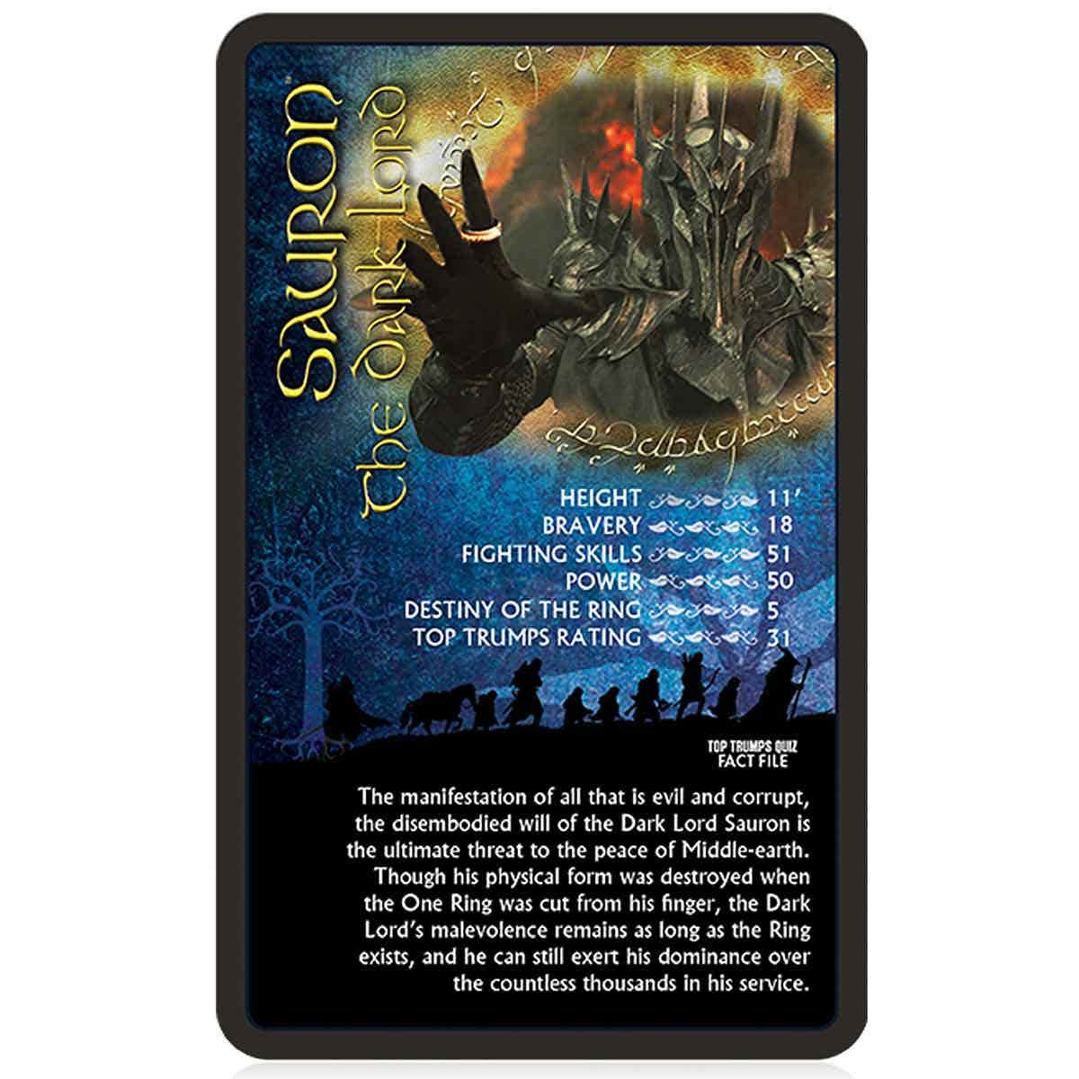 The Lord of the Rings Top Trumps Game - Image 4