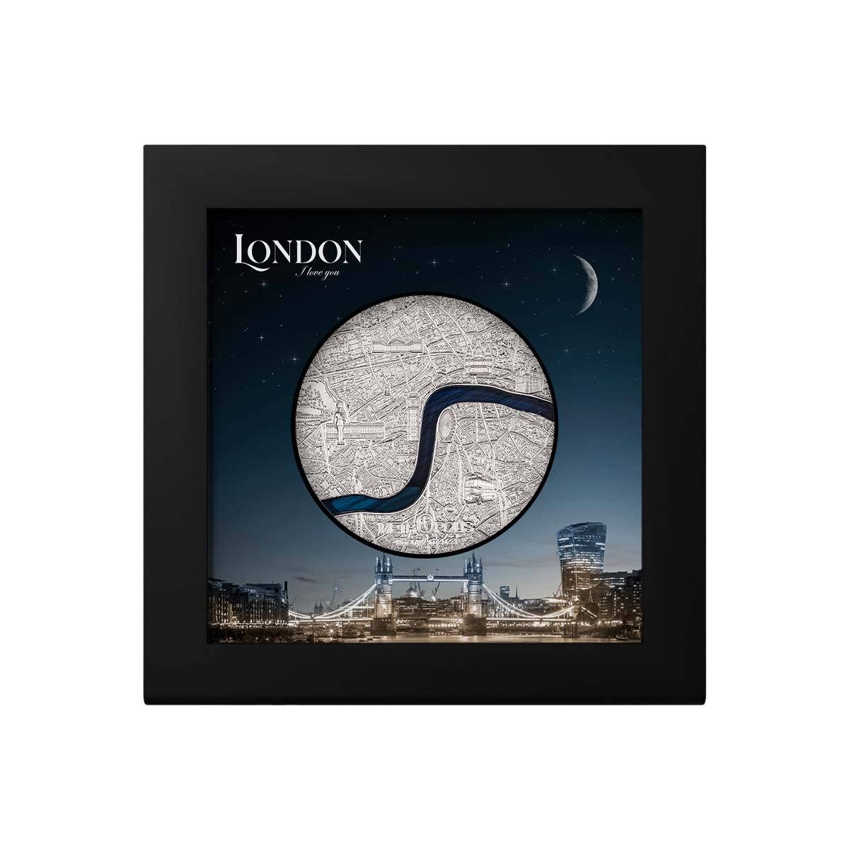 Tiffany Art Metropolis London 2023 $20 Ultra High Relief 3oz Silver Proof Coin - Image 3