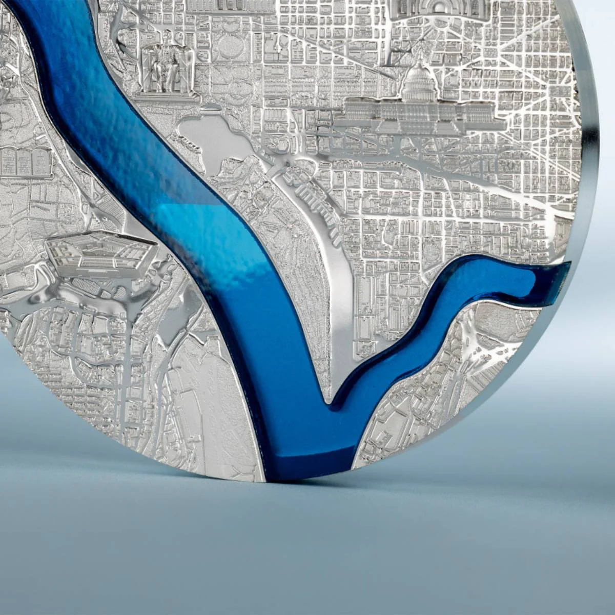 Tiffany Art Metropolis Washington 2025 $20 Ultra High Relief 3oz Silver Proof Coin - Image 6