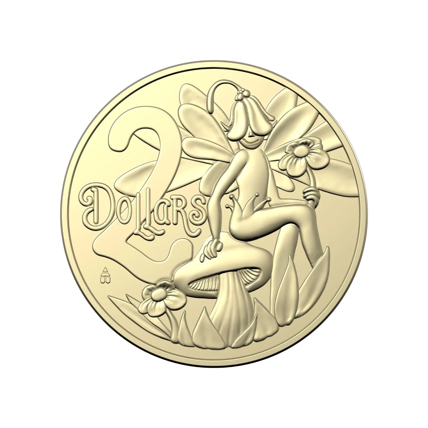 Australia 2023 $2 Tooth Fairy Aluminium-Bronze Uncirculated Coin - Image 2