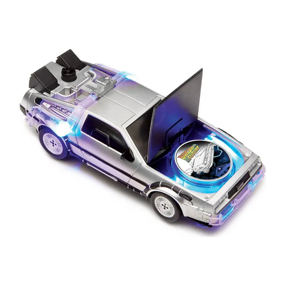 Back To The Future 2015 $1 DeLorean Time Machine 1oz Silver Proof Coin - Image 3