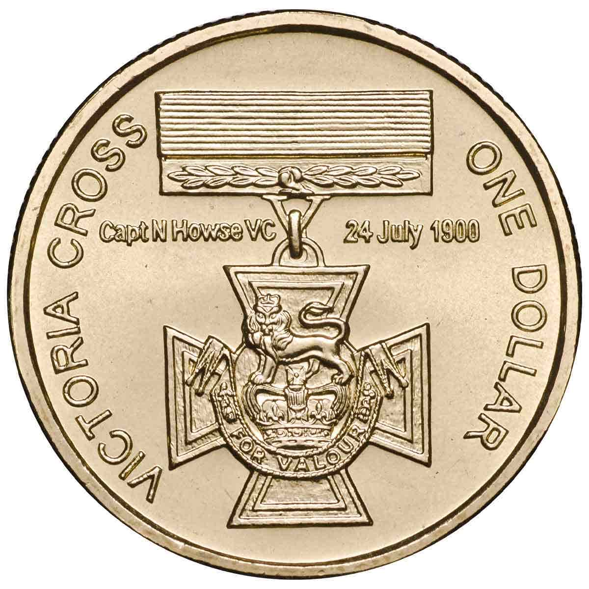 Australia Victoria Cross 2000 $1 Aluminium-Bronze Uncirculated Coin